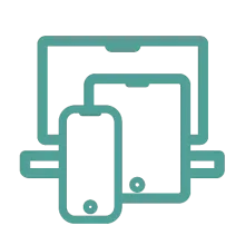 Laptop, tablet and phone